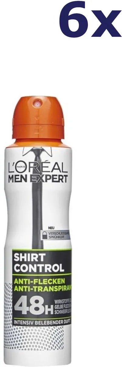 L'Oréal Men Expert Spray Deo Shirt Control 150ml