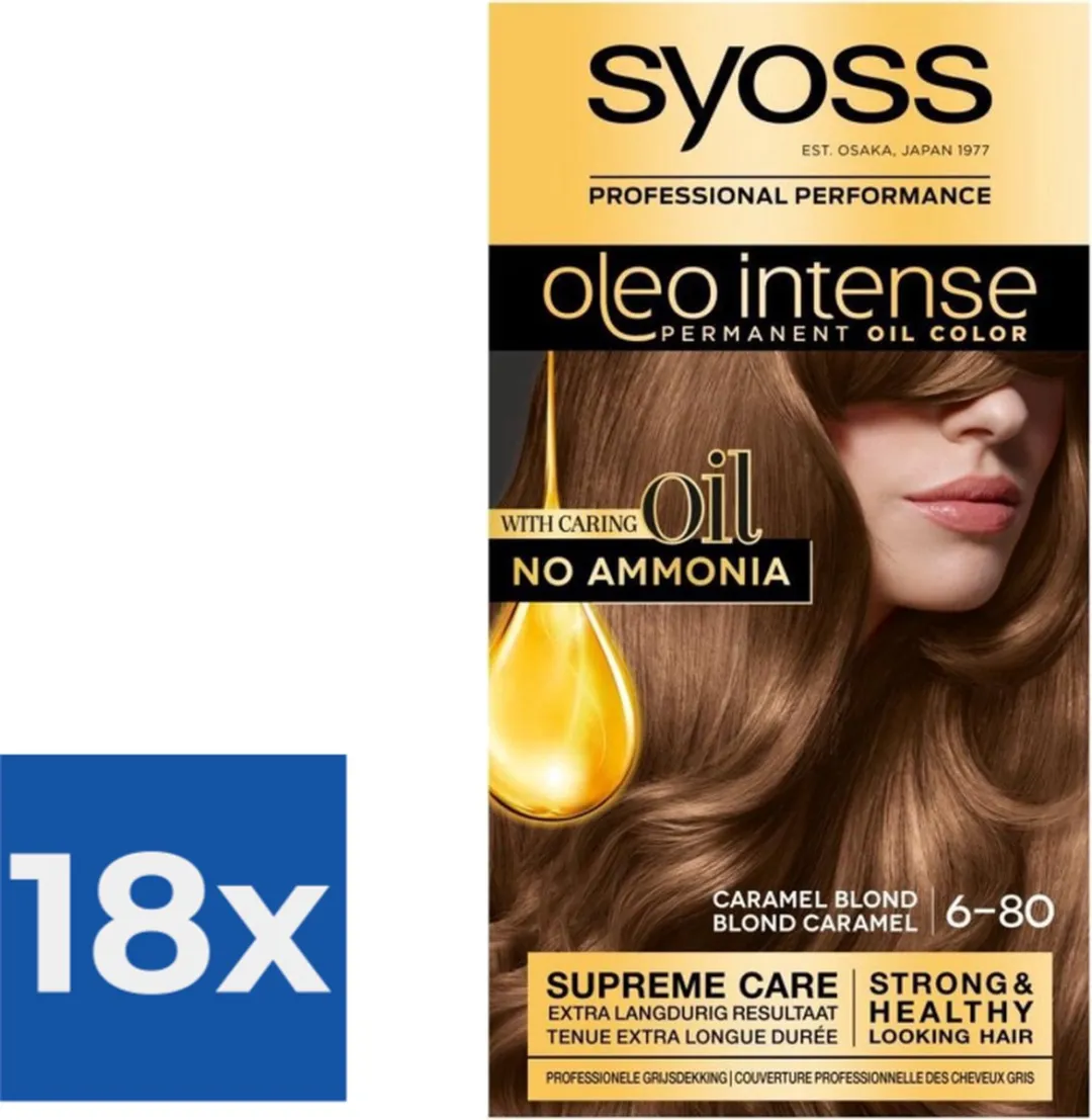 SYOSS Oleo Intense Haarverf 6-80 Caramelblond