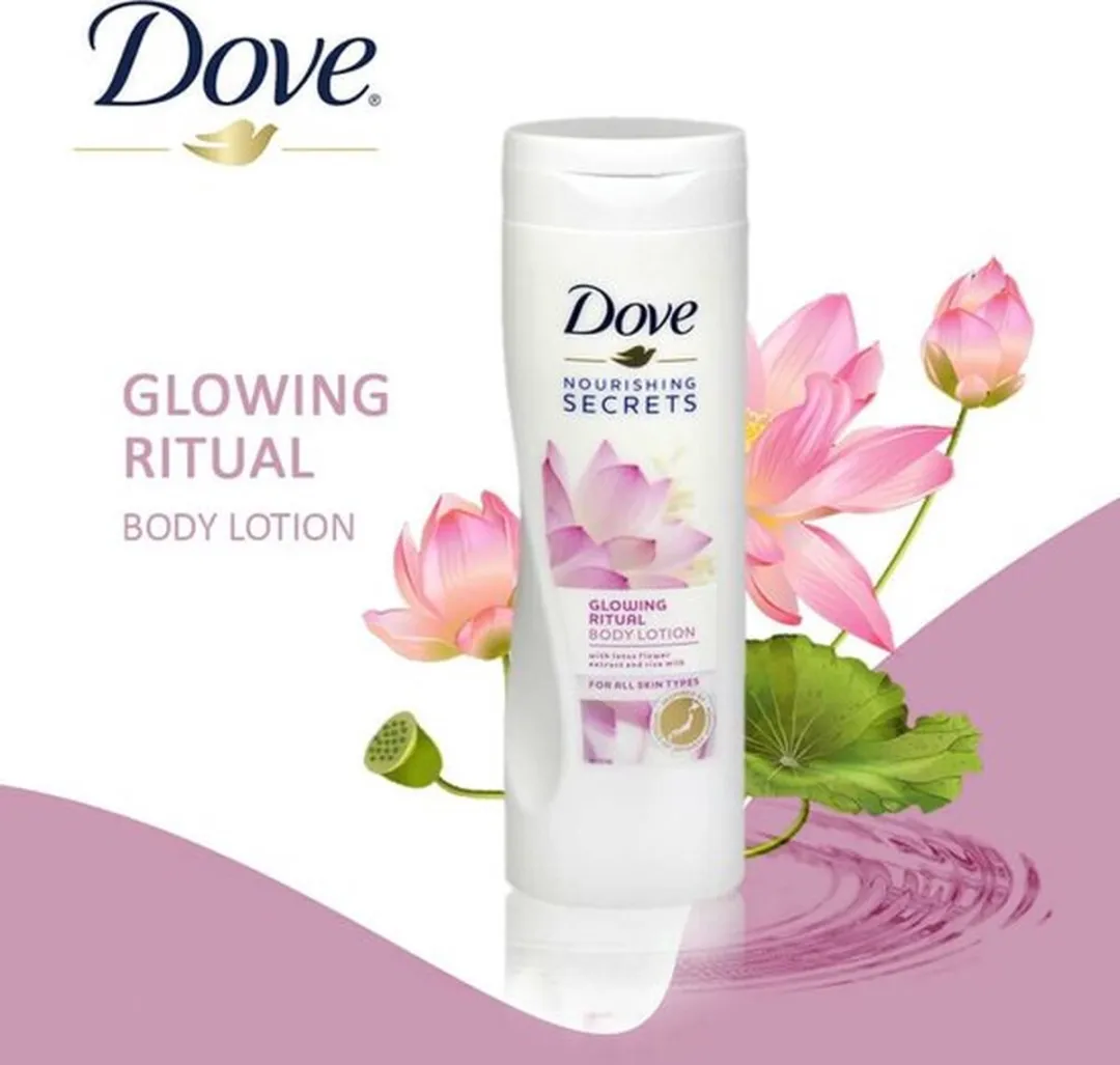 Dove Glowing Bodylotion 1500ml - 6 Stuks