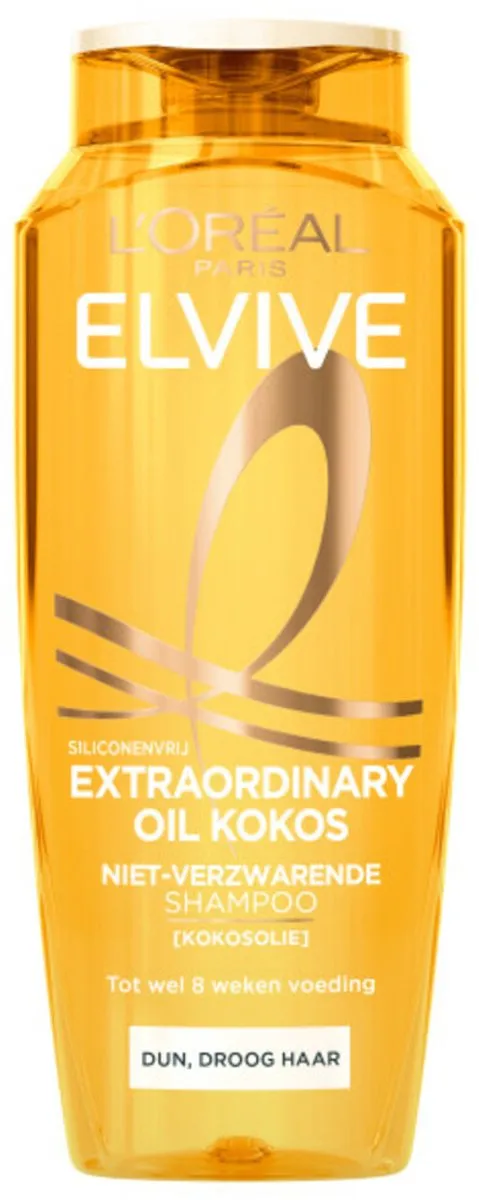 L'Oréal Elvive Extraordinary Oil Shampoo Kokos 250 ml - Bulkverpakking - 25 stuks