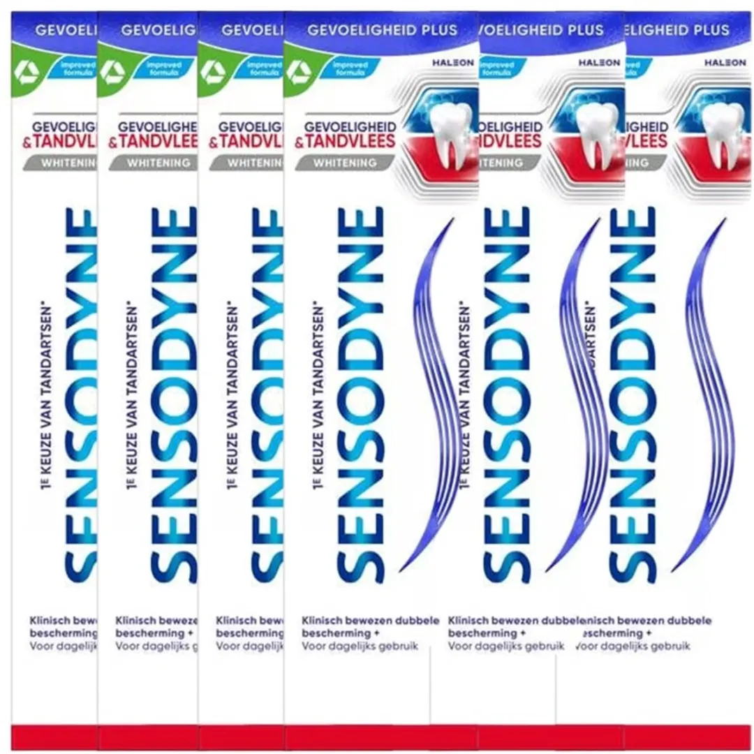 Sensodyne Tandpasta Gevoeligheid & Tandvlees Whitening 75ml - 6 Stuks