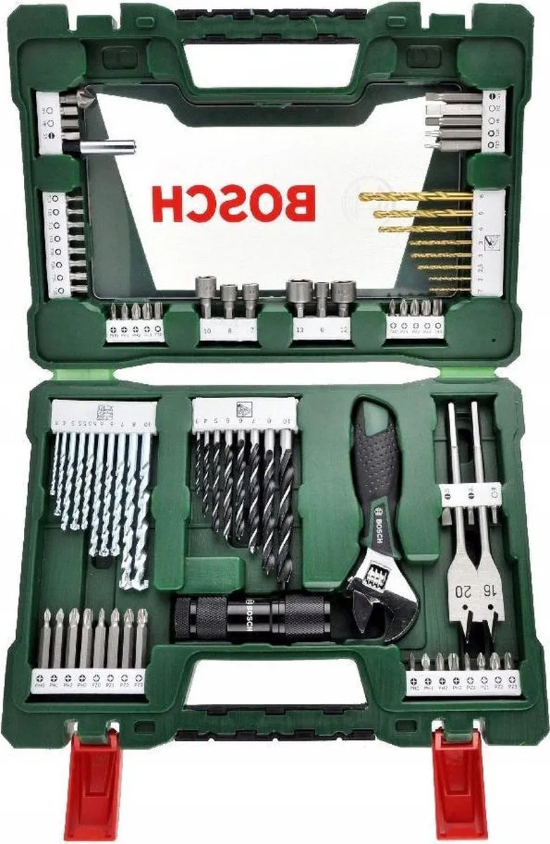 Bosch V-Line Boor- en Schroefbitset Titanium 83-delig - o.a. Hout/Metalen Steen
