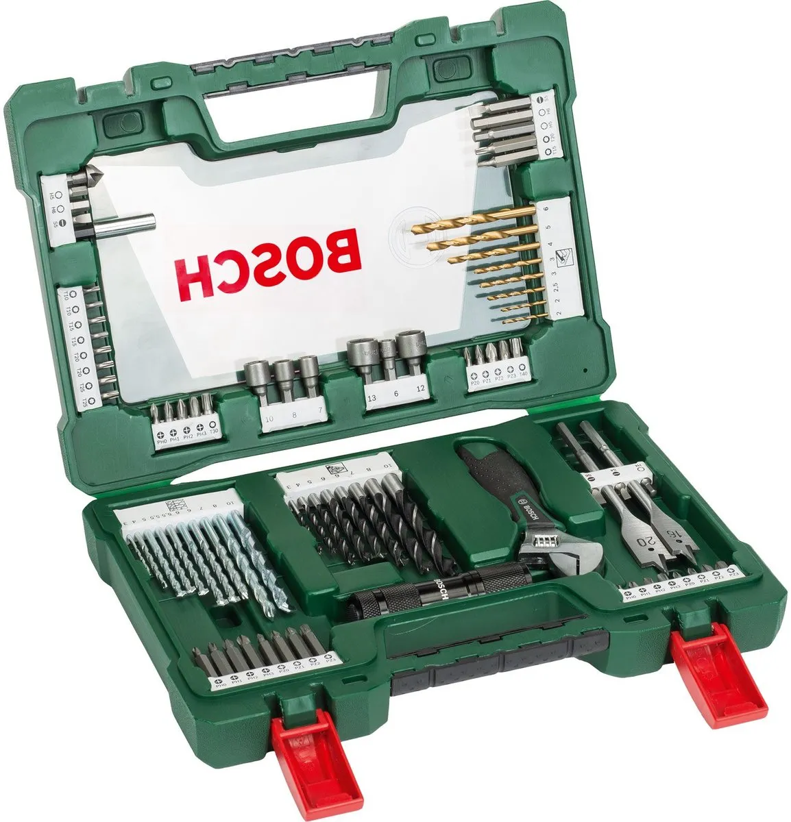 Bosch V-Line Boor- en Schroefbitset Titanium 83-delig - o.a. Hout/Metalen Steen