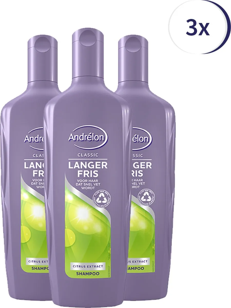 Andrélon Classic Langer Fris Shampoo 3x300ml