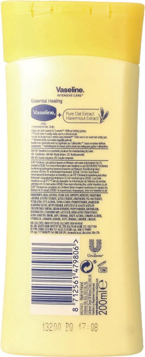 Vaseline Essential Healing Bodylotion 200ml