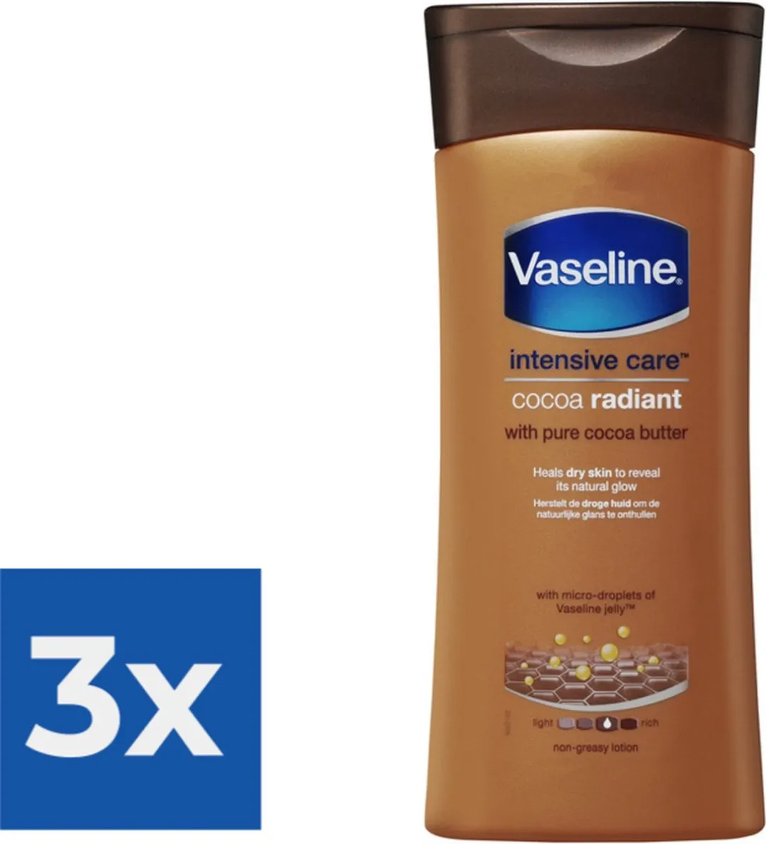 Vaseline Cocoa Radiant Intensive Care Bodylotion 600ml