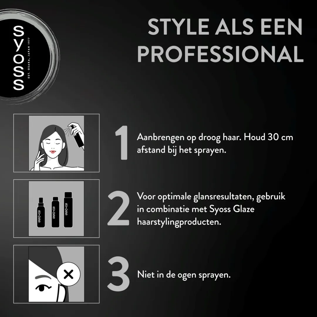 SYOSS Glaze Hairspray 3-in-1 6x300ml