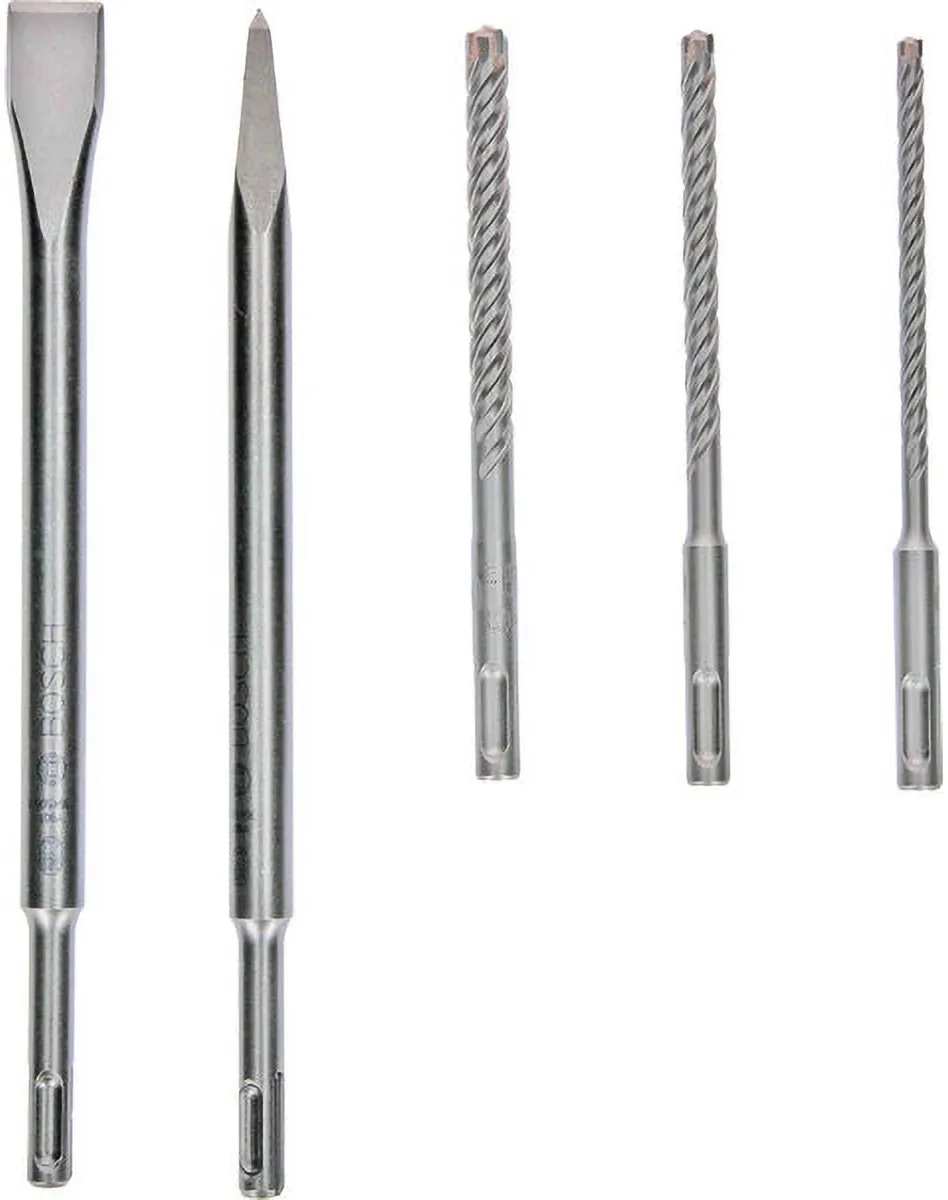 Bosch PRO SDS plus-4C Beitel en Boor Set 5-delig