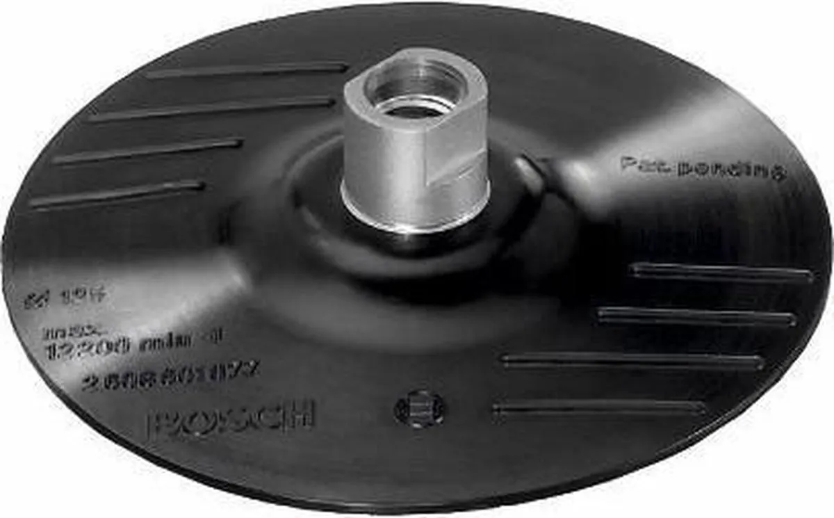Bosch Schuurschijf 125mm Rubber Klithechtsysteem