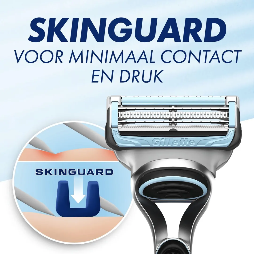 Gillette SkinGuard Sensitive Scheermesjes 3-delig - 8 Stuks