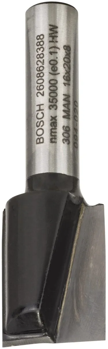 Bosch Vingerfrezen 8mm D1 16mm L20mm
