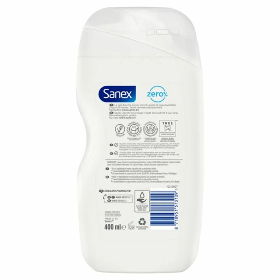 Sanex Zero% Douchegel 400ml - 2400ml (6x400ml)