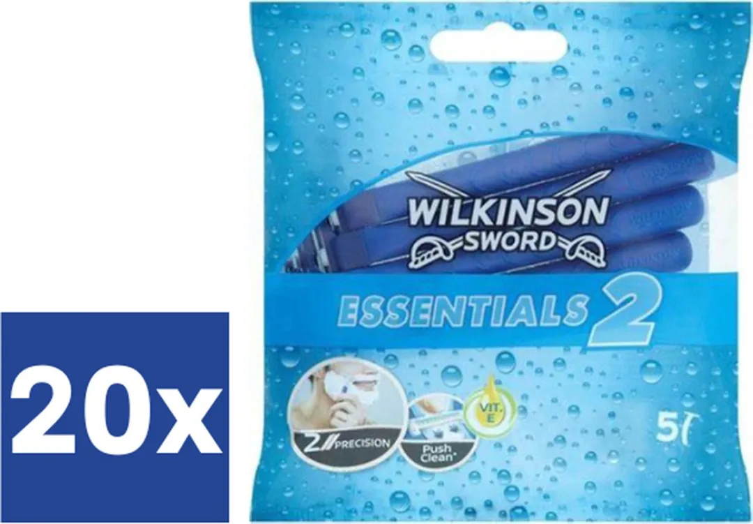 Wilkinson Sword For Men Essentials 2 Wegwerpscheermesjes