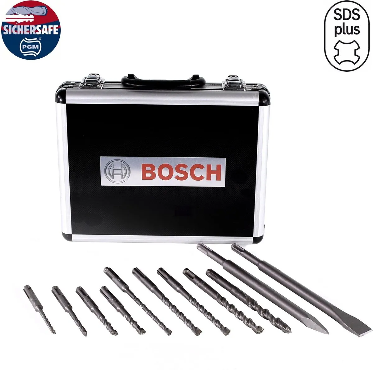 Bosch Plus-3 Boor- en beitelset SDS plus-3 11-delig