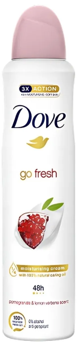 Dove Deodorant Spray Go Fresh Granaatappel 250ml - 10 Stuks