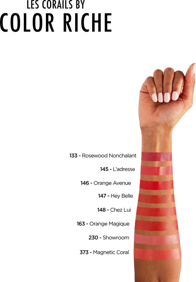 L'Oréal Paris Color Riche Satin Lipstick 145 L'Adresse - Oranje 7ml