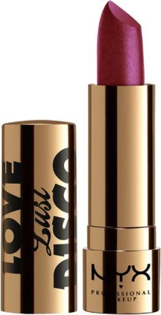 NYX Love Lust Disco Satin Sparkle Lipstick Passion Forward - 3.5g