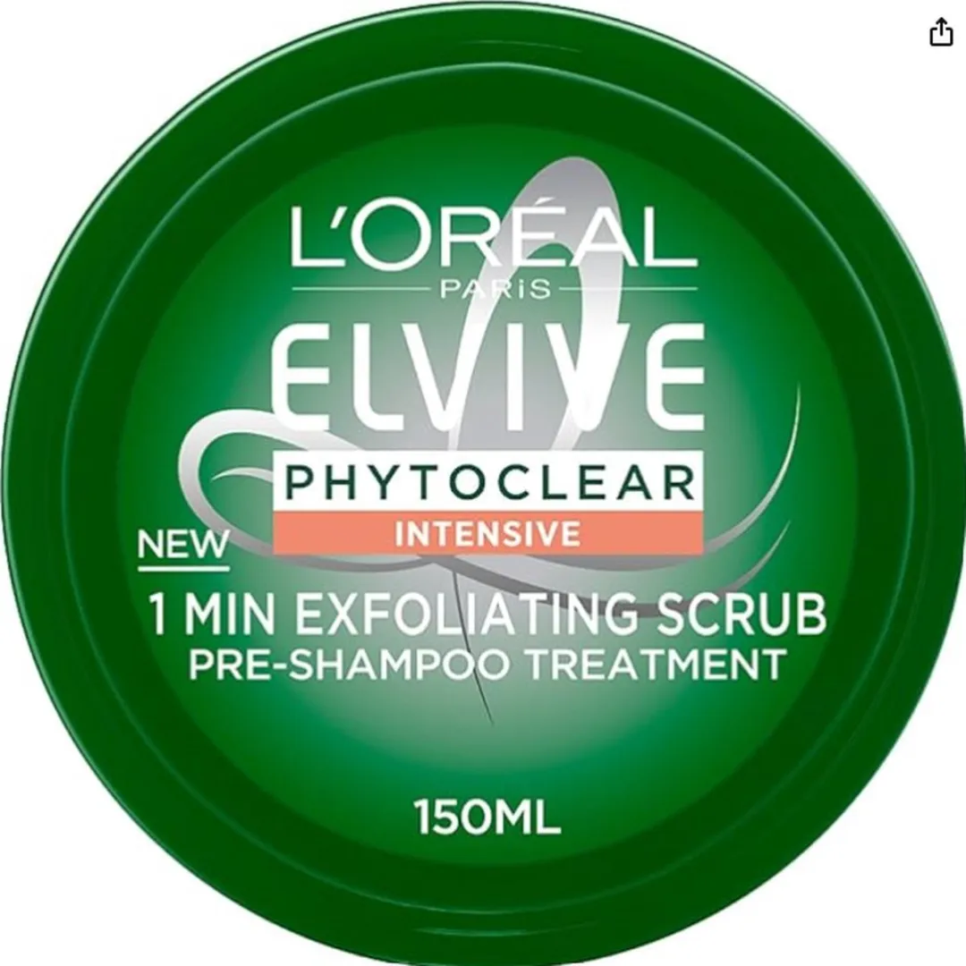 L'Oréal Paris Elvive Phytoclear Haarmasker & Scrub 2x150ml