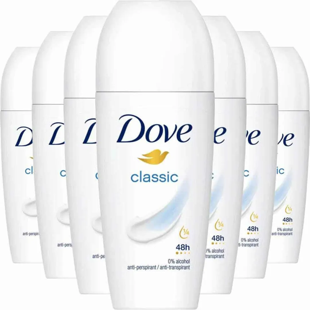 Dove Classic Deo Roller - 6x50ml