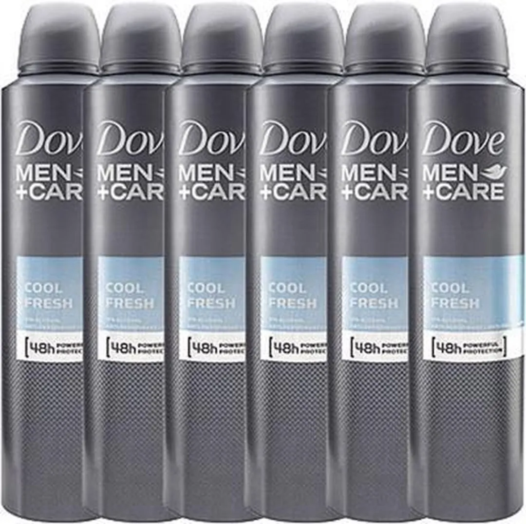 Dove Men+Care Cool Fresh Deodorant Spray - 6x250ml