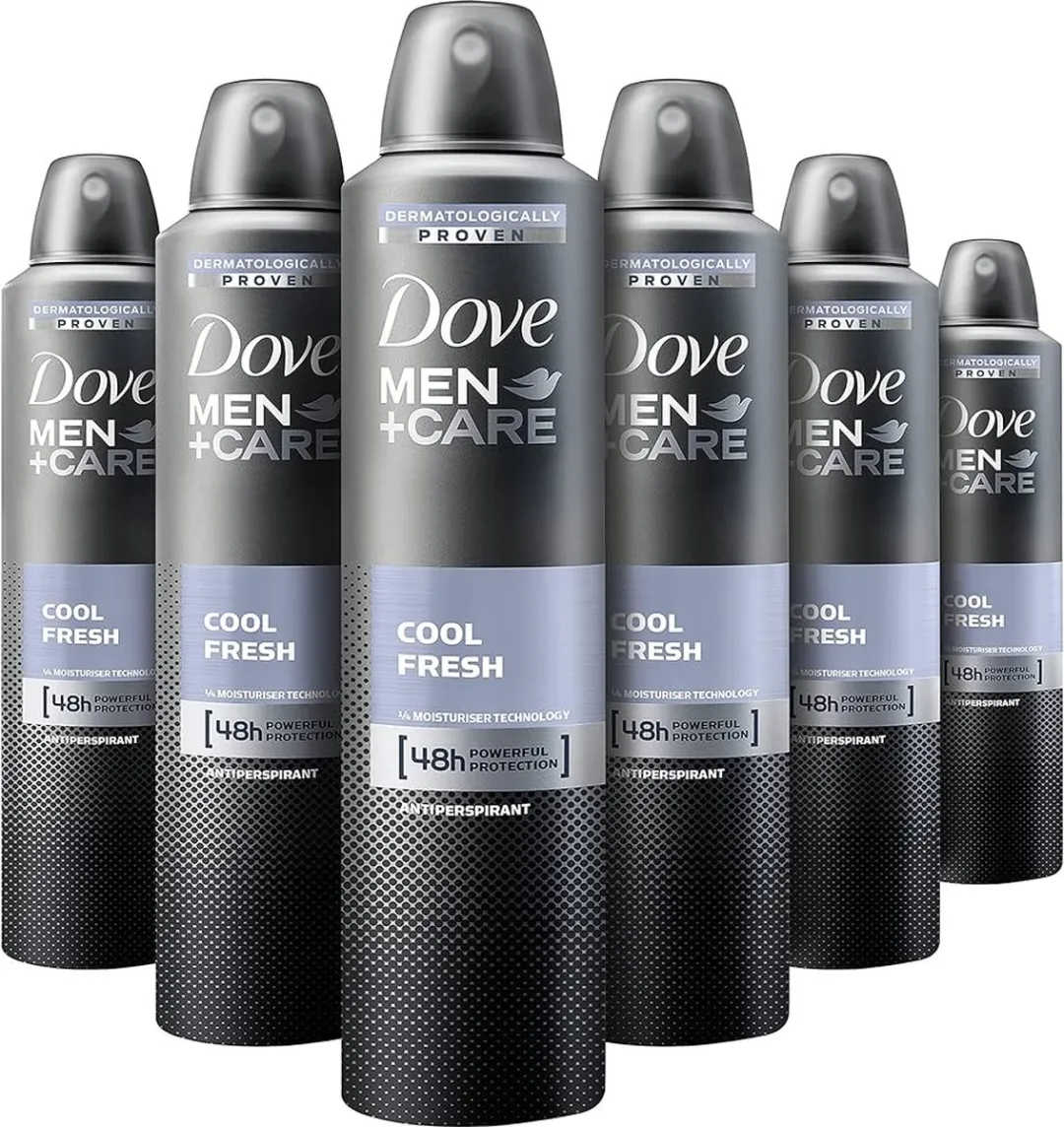 Dove Men+Care Cool Fresh Deodorant Spray - 6x250ml