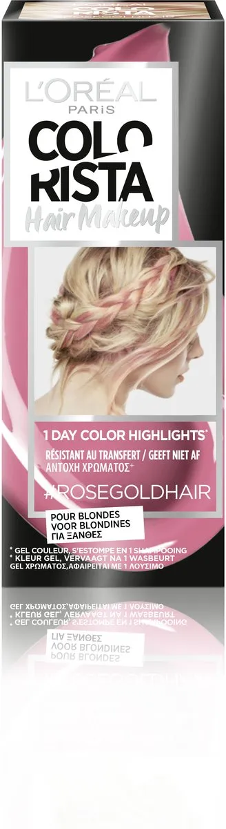 L'Oréal Paris Colorista Hair Makeup Rosegold