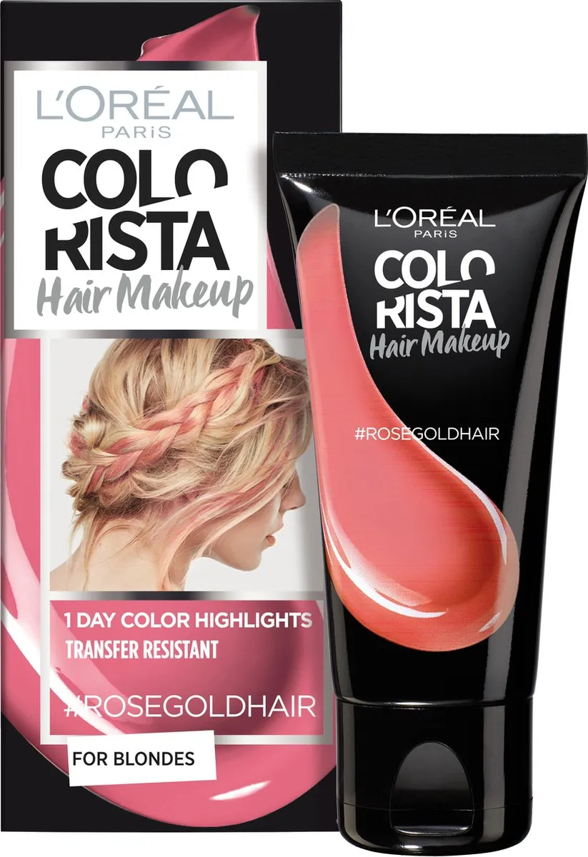 L'Oréal Paris Colorista Hair Makeup Rosegold