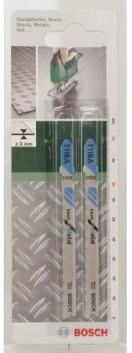 Bosch Decoupeerzaagblad T 118 A HSS - 2 Stuks