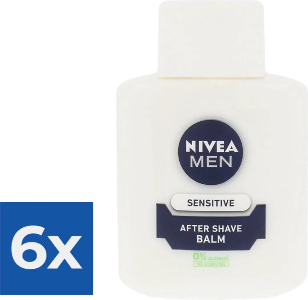 NIVEA Aftershave Balsem Sensitive 6x100ml - afbeelding 6 van 6