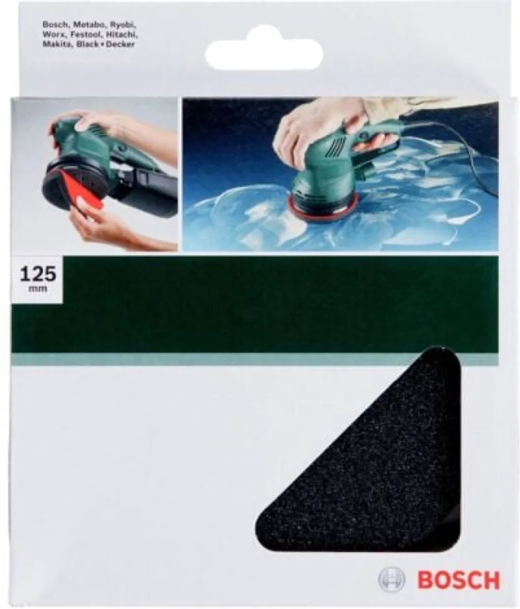 Bosch Polijstspons 125mm Klit - Metaal