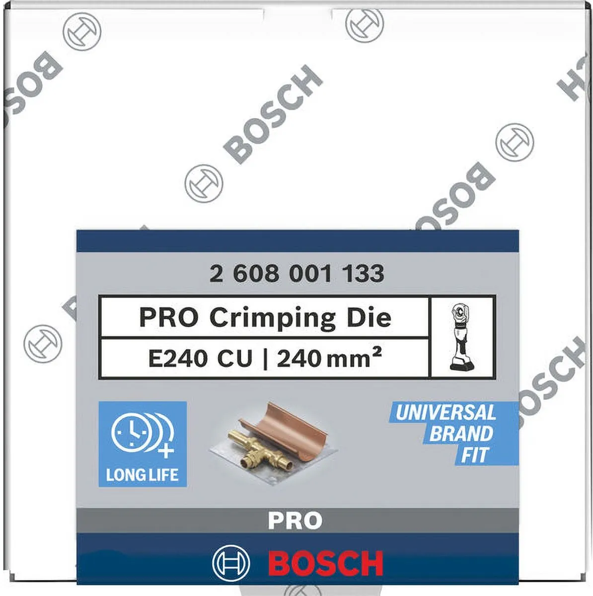 Bosch PRO Krimpinzetstuk E240 CU 240mm² - 2608001133