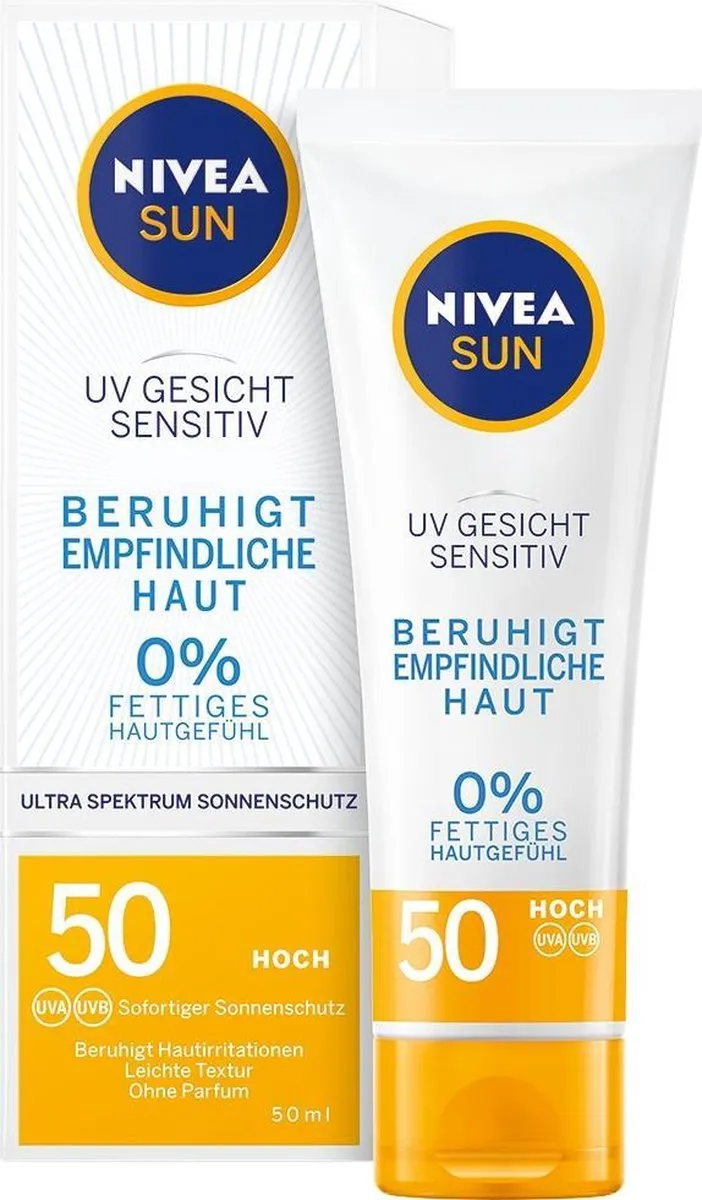NIVEA Sun Gezicht Zonnecrème SPF 50