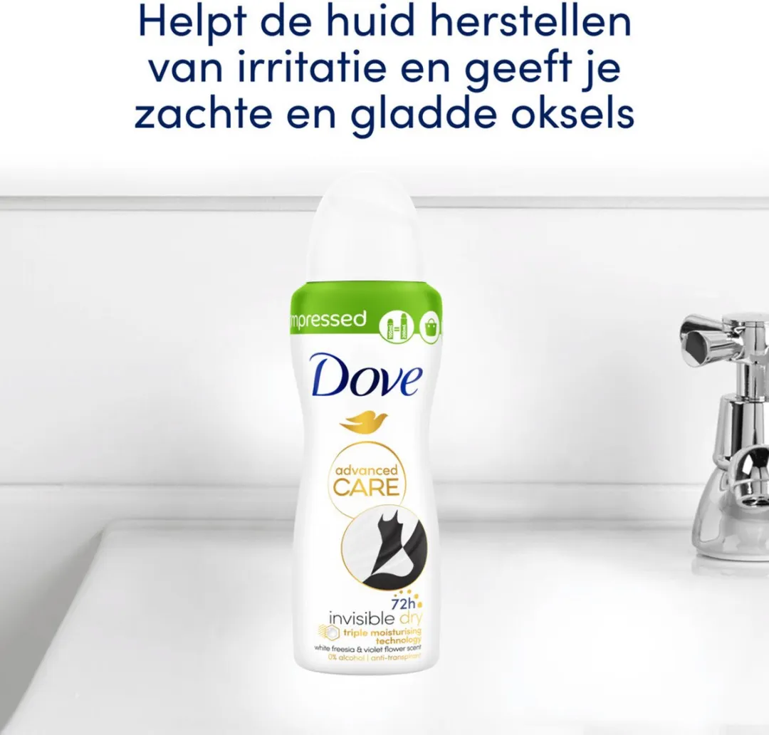 Dove Invisible Dry Deodorant Spray 100ml