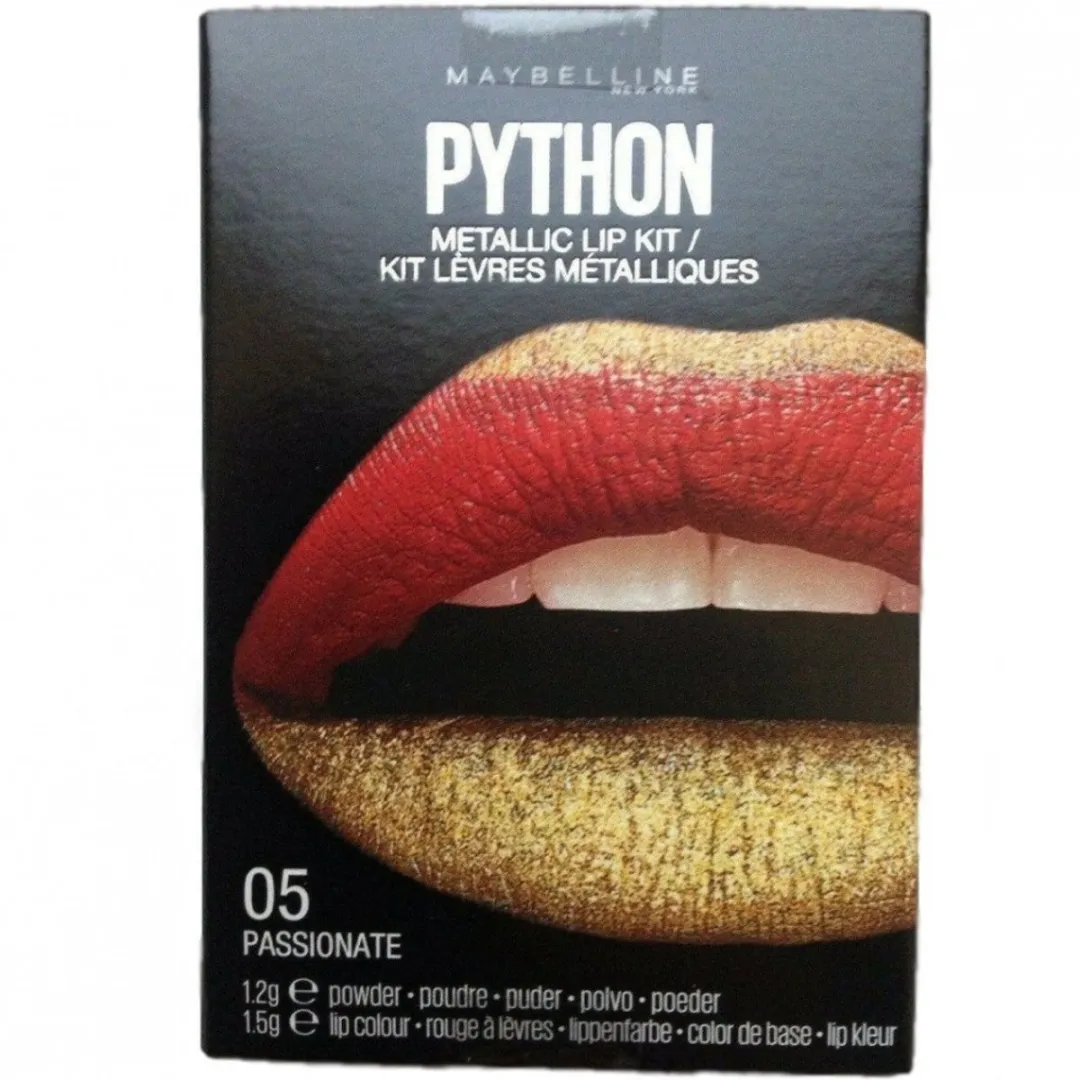 Maybelline Python Metal Lippenstift 05 Rouge Or Passionné