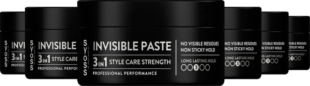 SYOSS Invisible Styling Paste Haarwax - 6x100ml