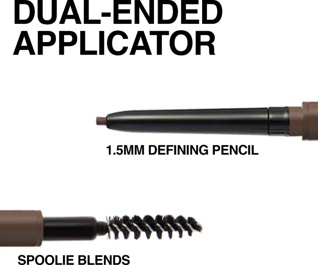 Maybelline Brow Ultra Slim Wenkbrauwpotlood 04 Medium Brown - afbeelding 6 van 6
