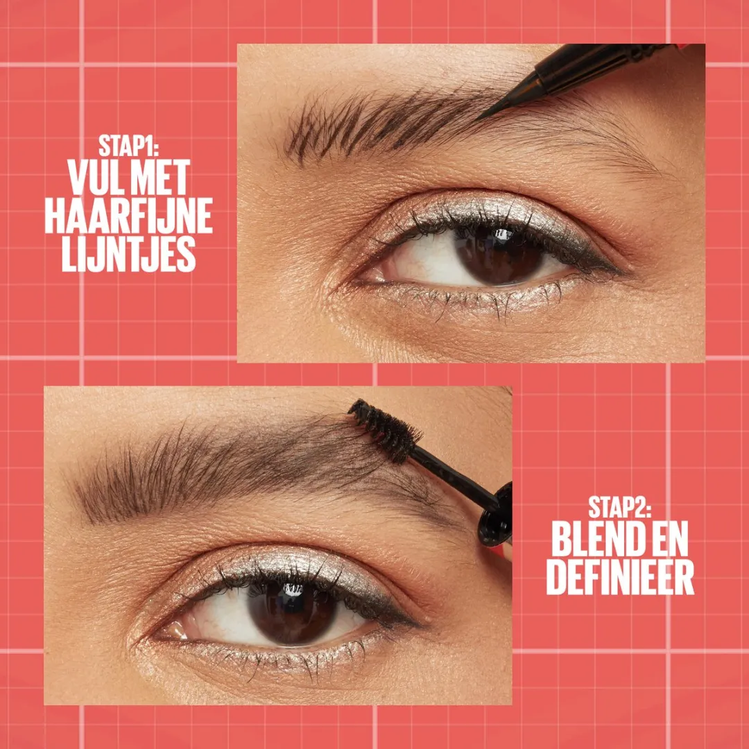 Maybelline Build-a-Brow Wenkbrauwpotlood/-gel Deep Brown 1.65g