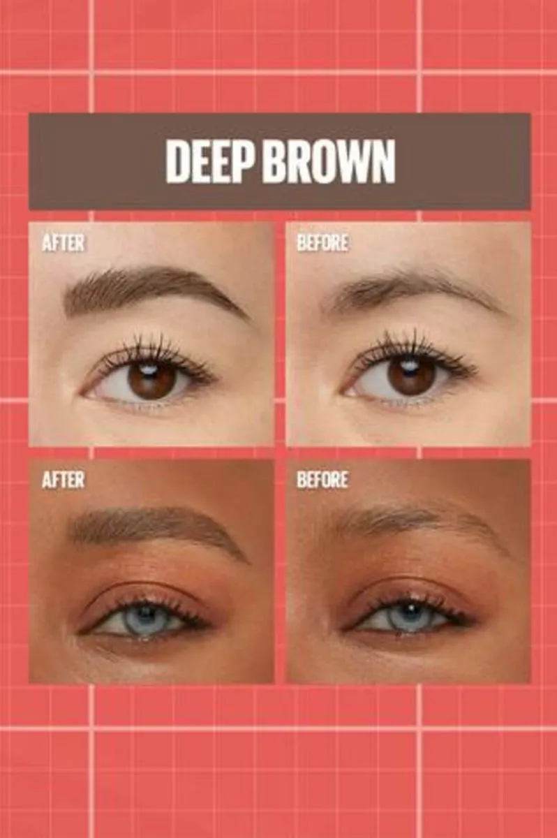 Maybelline Build-a-Brow Wenkbrauwpotlood/-gel Deep Brown 1.65g