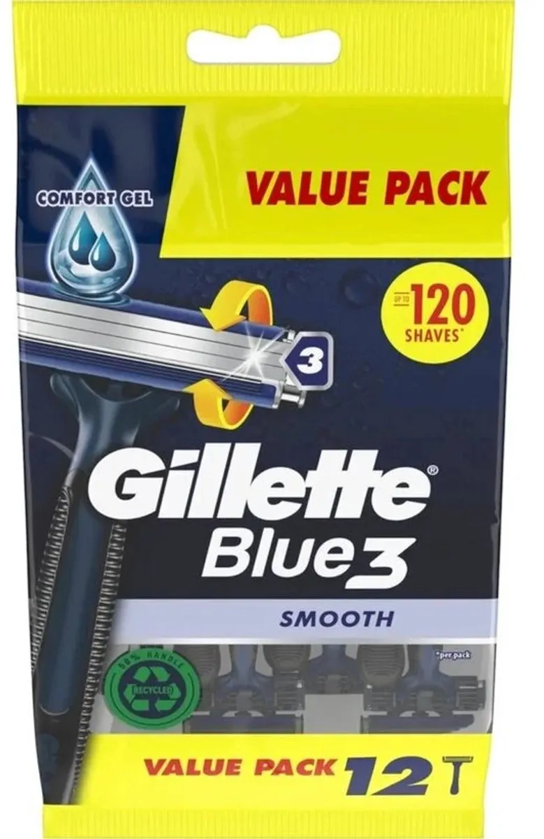 Gillette Sensor3 Comfort Wegwerpmesjes 12 Stuks