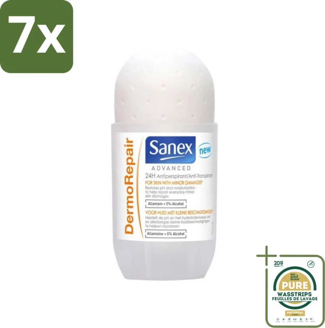 Sanex Advanced Dermo Repair Deo Roller 350ml - 7 Stuks