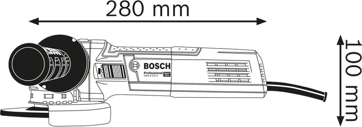 Bosch GWX 750-125 X-Lock Haakse Slijper 750W