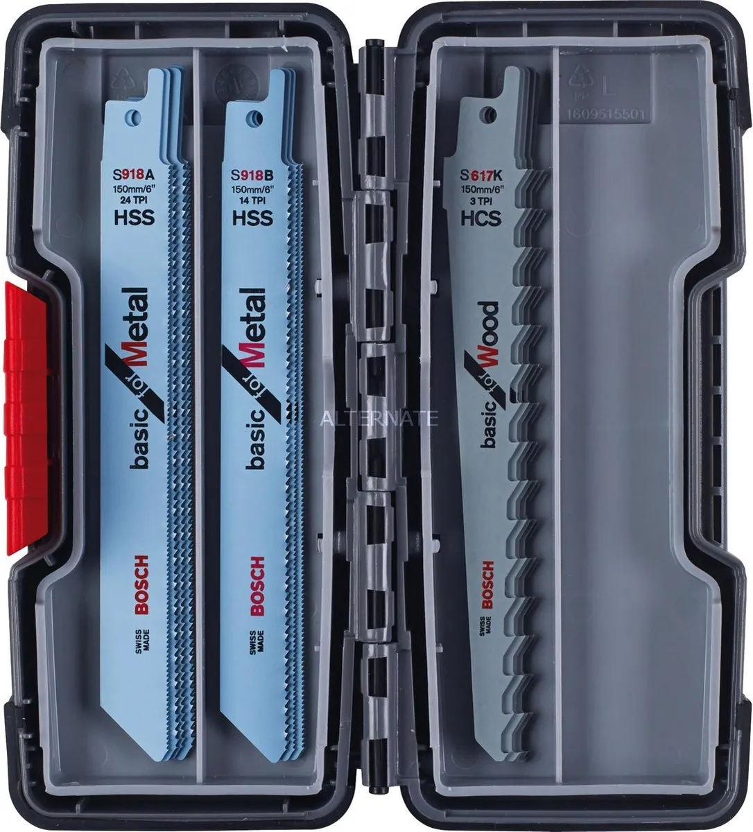 Bosch ToughBox Bas Recipro Zaagbladen Set - 15 Stuks