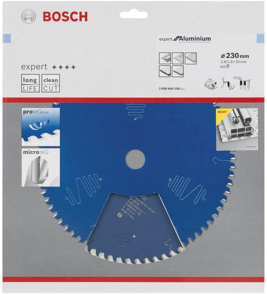 Bosch Expert for Wood Cirkelzaagblad 230mm 64 Tanden - 30mm As - afbeelding 4 van 5