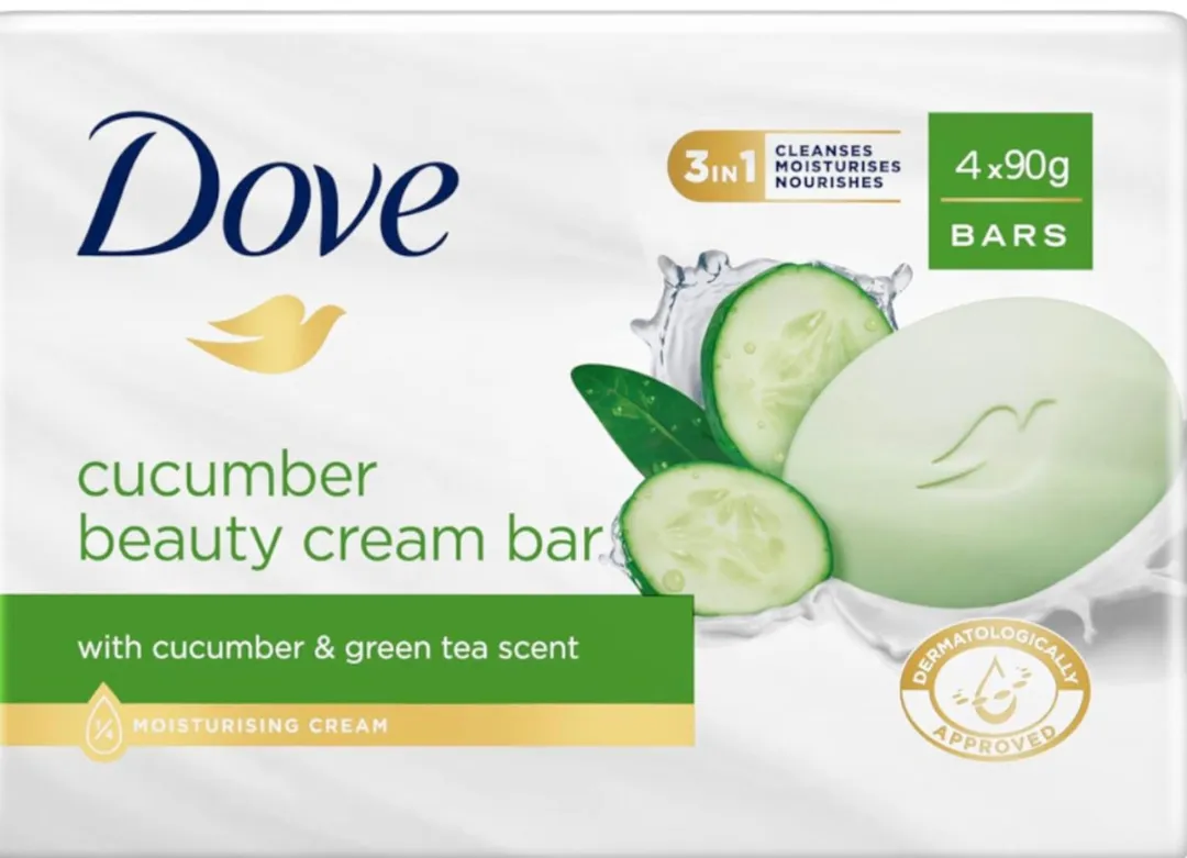 Dove Go Fresh Komkommer Zeep - 4x90g