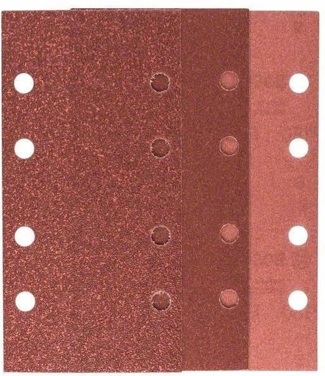 Bosch 10-delige Schuurbladset 93x185mm - Korrel 60/120/180