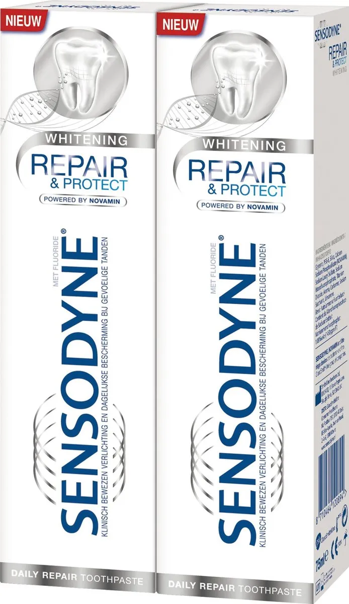 Sensodyne Repair & Protect Whitening Tandpasta 2x75ml