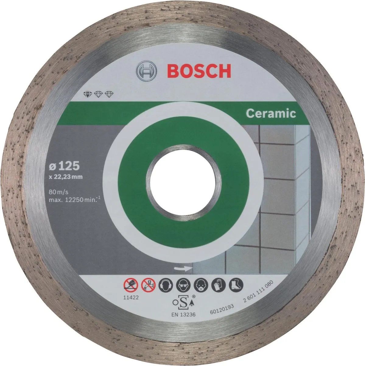 Bosch PROF CERAMIC Diamantschijven 125mm