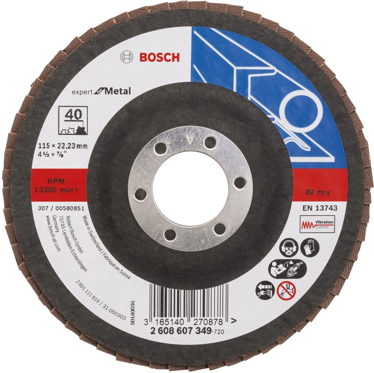 Bosch Lamellenschuurschijf 115mm