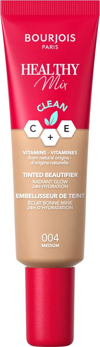 Bourjois Healthy Mix Clean Tinted Beautifier Foundation 004 Medium - 30ml