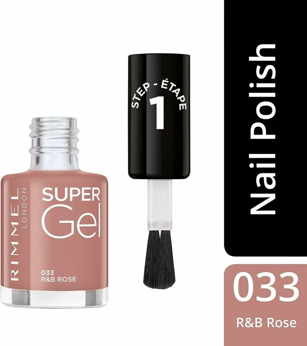 Rimmel London Super Gel Nagellak 033 R&B Rose - 12ml